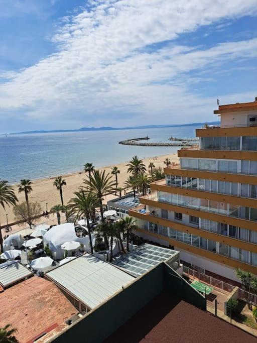 Holiday Center Apartamento Vistas Mar, Acceso Directo Playa Y Piscina Rosas Exteriör bild