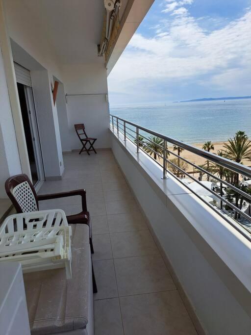 Holiday Center Apartamento Vistas Mar, Acceso Directo Playa Y Piscina Rosas Exteriör bild