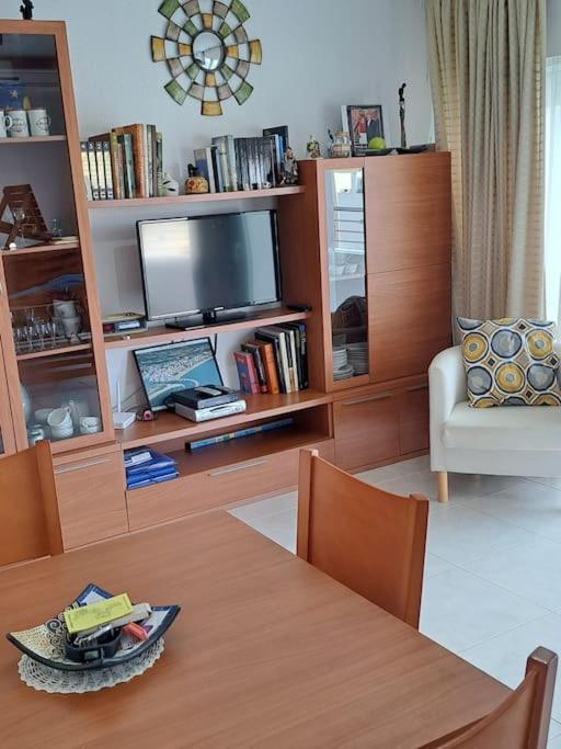 Holiday Center Apartamento Vistas Mar, Acceso Directo Playa Y Piscina Rosas Exteriör bild